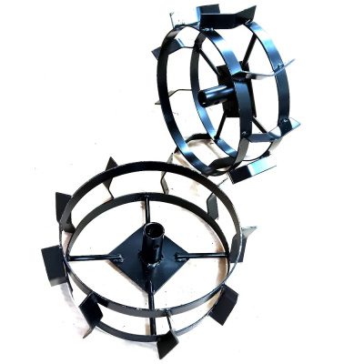 Грунтозацеп вал 30мм. 380/120мм. втулка 85мм. 2 обода