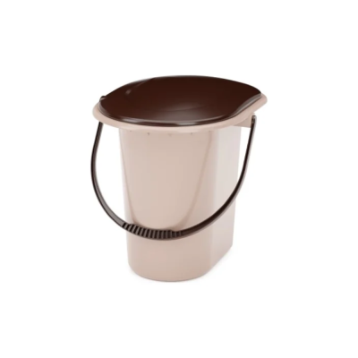 ВЕДРО-ТУАЛЕТ 18 Л (БЕЖЕВЫЙ) (1/10) "АЛЬТЕРНАТИВА" М1525