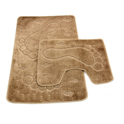 Набор ковриков д/ванной Zalel  2 пр. 55х85 (бежевый)