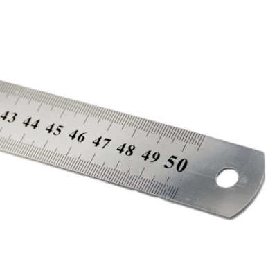 Линейка двусторон (нержав.) 500мм