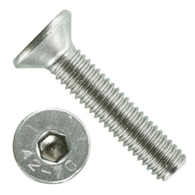 Винт с потай. с внутр.шестигранником  8Х 30 A2 DIN 7991 