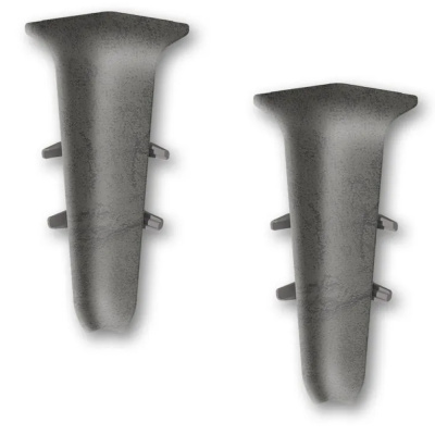 Угол для плинтуса 70мм "Деконика" Лофт серый / 548 внутренний										