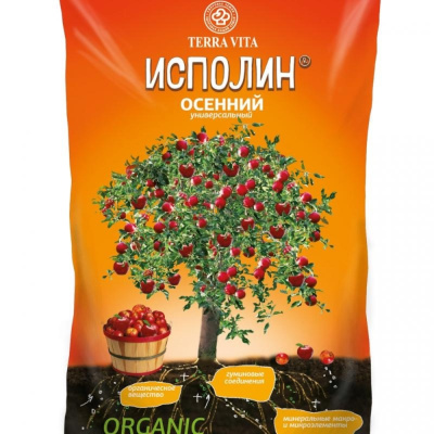 Осеннее 5кг/10л (NPK-2:4:10) Исполин унив.орган.удобрение 2/110 Фарт