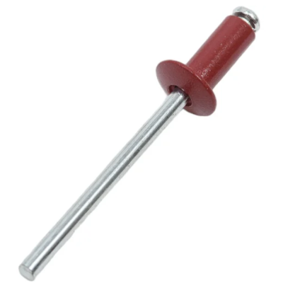 Заклепка вытяжная, алюминий/сталь 4,0х10 RAL 3011 (красно-коричневый)