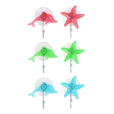 Крючок на присоске, металл, пластик,  2 дизайна VETTA 