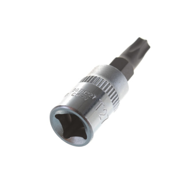 Насадка торцевая 1/4 DR с вставкой-битой TORX -T-27, 37мм