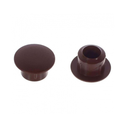 Заглушка под отверстие D10мм, бордо (12шт)