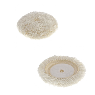 Насадка полировальная "под липучку", 125 мм, плетеная шерстяная нить// Matrix