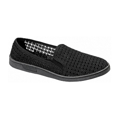 Тапочки мужск. чер. (сетка ПВХ) р. 40