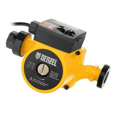 Насос циркуляционный CP25-4, напор 4 м, 50 л/мин, 1 м кабель, монт. длина 180 мм// Denzel