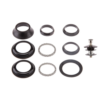 Детали рулевой колонки FP-H863 1-1/8" безрезьбовая полуинтегр.сталь черные