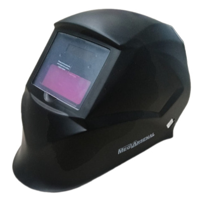 Маска сварочная MegArsenal PRO + светофильтр Ф1 Хамелион 90*35мм, 3/11 (в коробке)