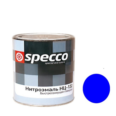 Эмаль НЦ-132КП "Specco" синяя 0,8 кг
