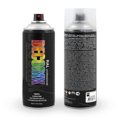 Аэрозольная эмаль RAL PROFESSIONAL DECORIX, 520 мл, винно-красный, RAL 3005