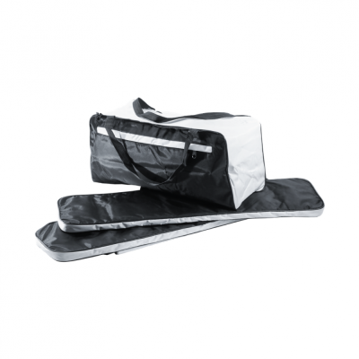 Комплект мягких накладок 800*200 черно-белые