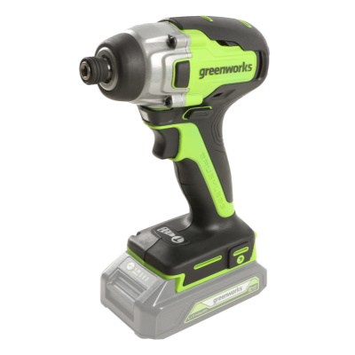 Винтоверт ударный аккумуляторный Greenworks GD24ID3 24В, безщеточный, без АКБ и ЗУ
