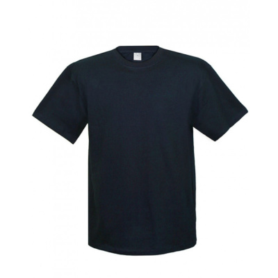 Футболка чёрная плотность 160 г/кв.м., х/б-100 %  р. XXL (56-58)