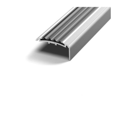 Профиль угловой ПУ 71.1800.001ч, с отверстиями, саморезами, в индивидуальной упаковке с черной ПВХ-в