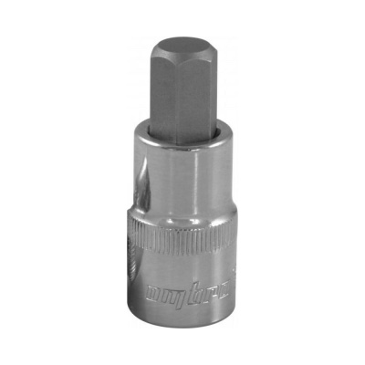 Насадка торцевая 1/2"DR с вставкой-битой шестигранной, Н4 120204 