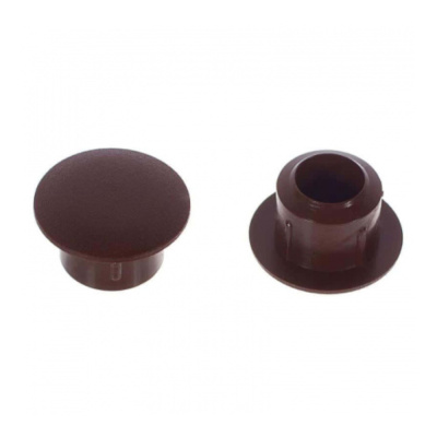 Заглушка под отверстие D8мм, бордо (15шт)