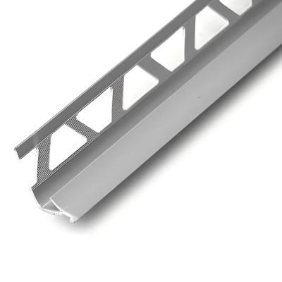 Раскладка внутренняя под плитку 10мм 2,5м "Идеал" Серая / 005