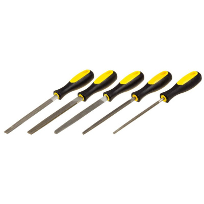 Набор напильников, двухкомпонентная рукоятка, 150мм STAYER PROFI