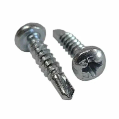 Саморез с полусфер. головой Daxmer 4,8х22 DIN7504N (10х1000) цинк								