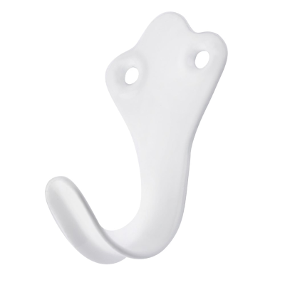 Крючок-вешалка №2 белый