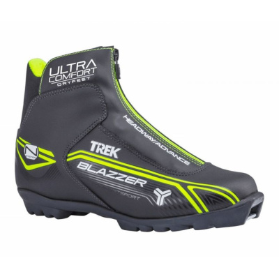Ботинки лыжные TREK BlazzerComfort1 черный (лого лайм неон) N (RU41;EU42;CM26,5)