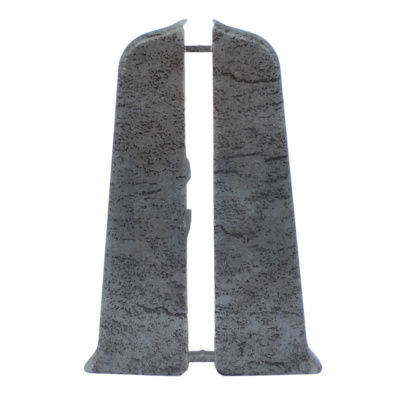 Угол для плинтуса 70мм "Деконика" Лофт серый / 548 торцевой (пара)										