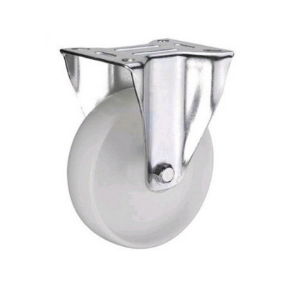 Колесо нейлоновое неповорот. 125мм