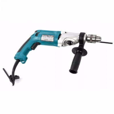 Дрель с ударом НР2070 Makita, 1010Вт,ЗВП-13мм,0-1200\2900об\м,2,4кг,чем,мет редуктор