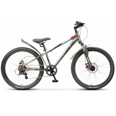Велосипед STELS Turbo 400 24MD (12" Серый/Красный)