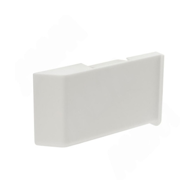 Заглушка для мебельного навеса, пластик, белая, левая K020