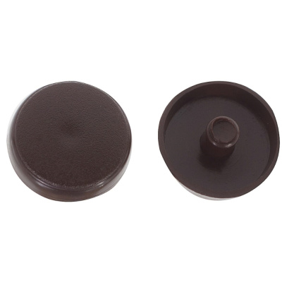 Заглушка на рамный дюбель, коричневая (20шт)