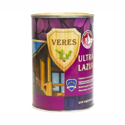 Пропитка ВЕРЕС УЛЬТРА ЛАЗУРА № 2 СОСНА  0,9 Л