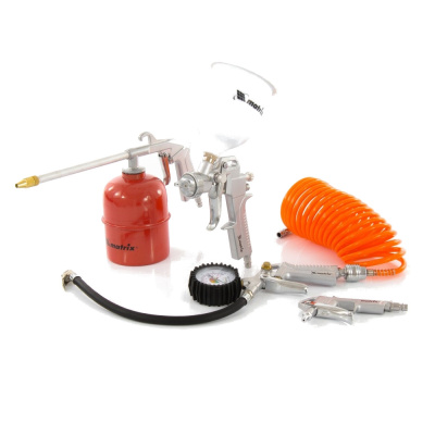 Набор для покраски к компрессору "MATRIX" 5шт, нижний бачок с быстросъемн. соед.