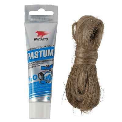 Набор монтажный Uniflax "Pastum H2O" 25г туба + лён 20г