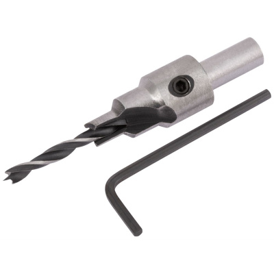 Сверло с зенкером для мебельных стяжек 4мм/зенкер 6,5мм (для стяжки 5х50) ФИТ