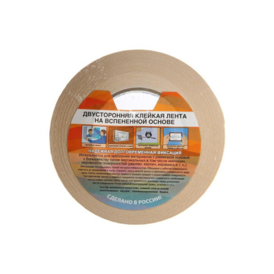 Лента двуст. вспен. 12/10, белая Kroll Special