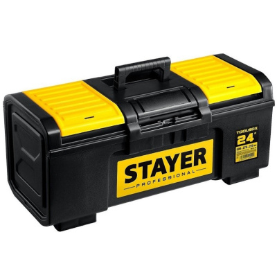Ящик для инструментов, Professional (38167-24) STAYER  TOOLBOX-24, 590 х 270 х 255, пластиковый 
