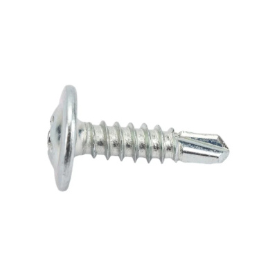 Саморез 4,2x16 полусф. с пр/ш и остр. к оц. RAL 2004