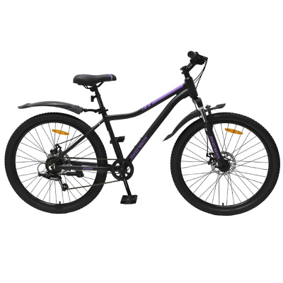 Велосипед 26" AVENGER A261DW, черный/фиолетовый