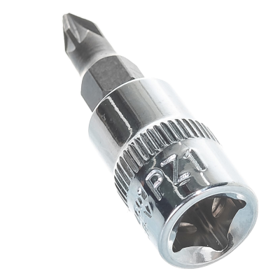 Насадка торцевая 1/4"DR с вставкой РZ № 1