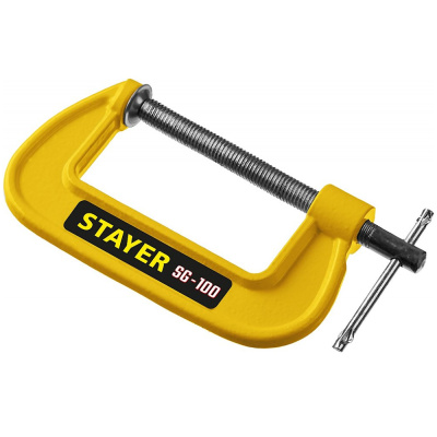 Струбцина G (3215-100) STAYER  SG-100 100 мм, Чугунная