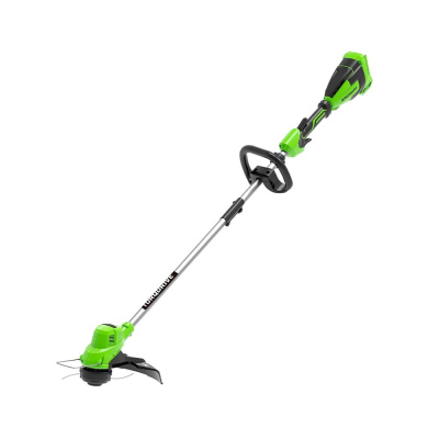 Триммер аккумуляторный Greenworks GD40LT, 38 см, с 1хАКБ 4 Ач и ЗУ 40V 