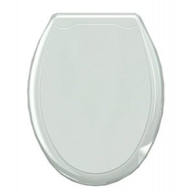 Сиденье для унитаза "ОКЕАН" жесткое без рисунка" (белое)