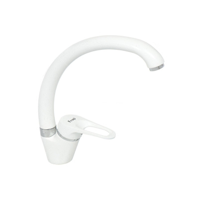 Смеситель кух шар FRAP высокий,ручка бок,бел/хром F4113-8 