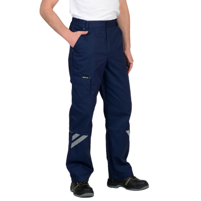 Брюки "СИРИУС-ФОТОН" мужские темно-синие р.  88-92/182-188