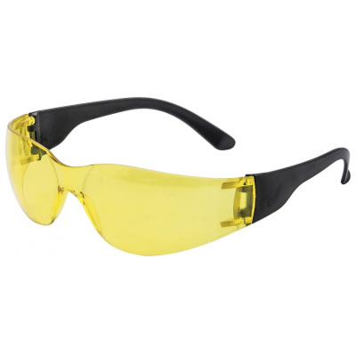 Очки защитные открытые, поликарбонатные, желтые ОЧК202 (0-13022)// Россия